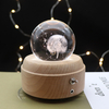 Christmas Gift Lamp Crystal Night Light With Music Box