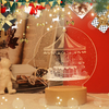 Christmas Gift Decoration 3D Stereoscopic Desk Lamp