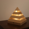 Pyramid Shaped USB Wooden Night Light