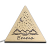 Triangular Shaped LED Wooden Night Light