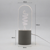 USB Decorative Light Cement Bedside Lamp Acrylic Night Light For Children Bedroom