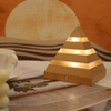 Pyramid Shaped USB Wooden Night Light