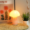 USB Ceramic Table Desk Lamp Led Night Light Mushroom Bedside Lamp For Home