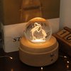 Luminous Crystal Ball Night Light Switch Control USB Crystal Light