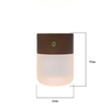 Solid Wood Tri Color Dimming Controlled Fireless Fragrance Atmosphere Night Light