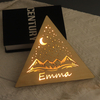 Triangular Shaped LED Wooden Night Light