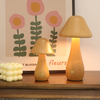 Rotatable Mushroom Lamp Wooden Led Night Light Gift Table Lamp For Girls