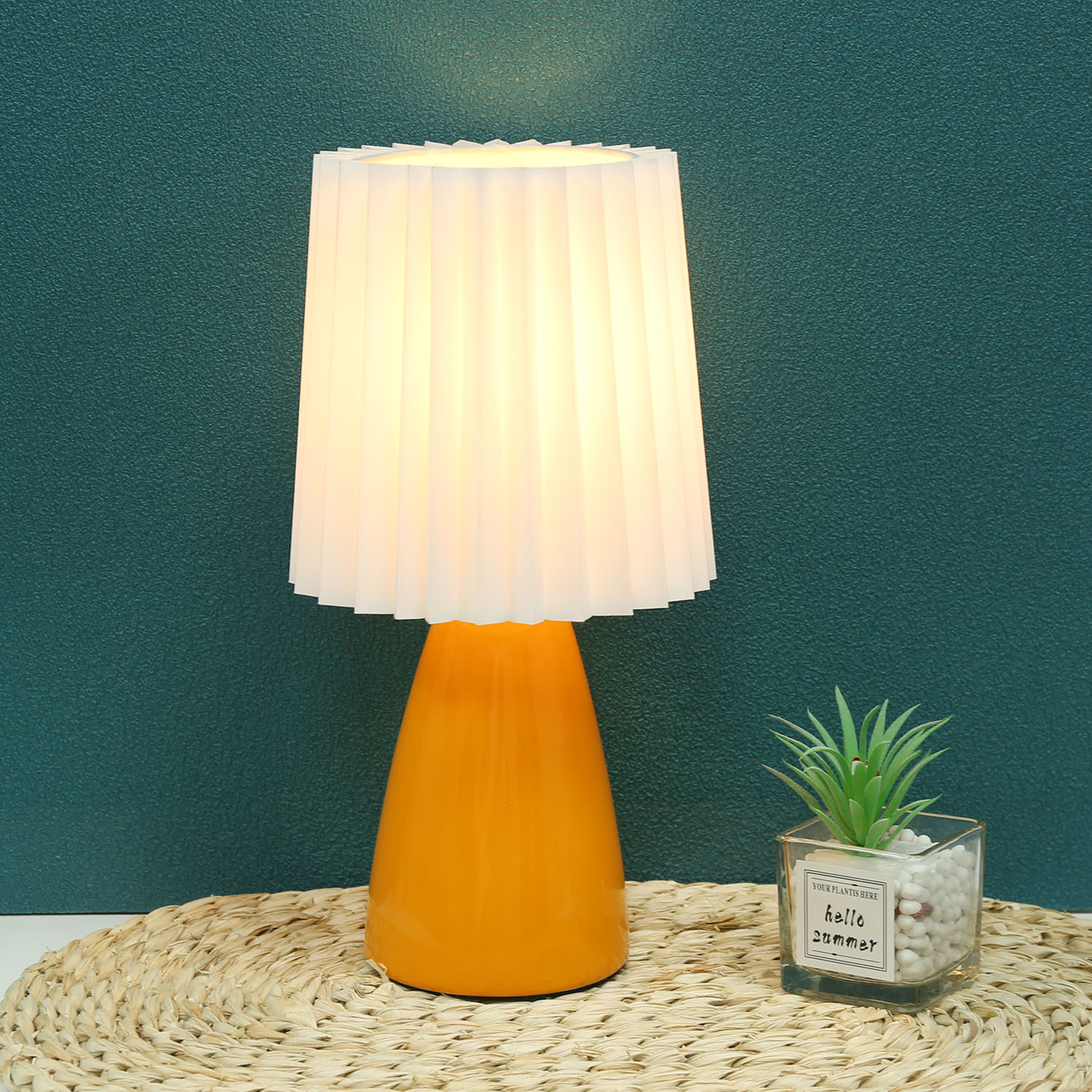 Nordic Decorative Folded Table Lamp Ceramic