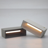 Door Shape Rechargeable Cement Night Light Touch Table Lamp For Study Room