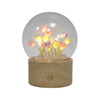 Rotatable Beautiful Tulip Touch Night Light With Music Box