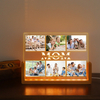 U-shaped Bracket Photo Frame Acrylic Night Light 