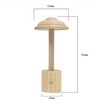 Creative Modern Shaped Beech Wood Touch Desk Lamp