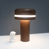 Led Table Lamp Decorative Wooden Night Light For Bedroom