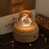 Luminous Crystal Ball Night Light Switch Control USB Crystal Light