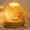 Crystal Ball 3D Carved Night Light