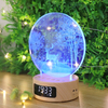 3D Night Light with Christmas Deer Pattern