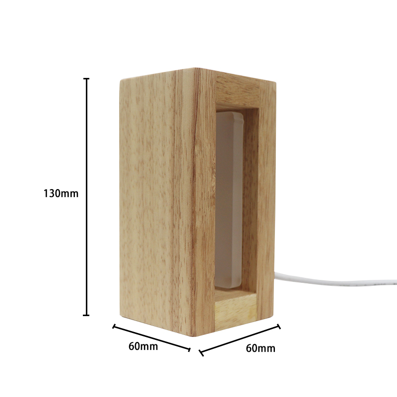  Ins Creative Simple Solid Wood Desk Lamp