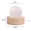 3d Crystal Ball Night Light Usb Led Wood Base Lamp Gift Light for Kids