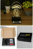 Remote Control Black Rechargeable Led Lamp Base For Acrylic