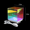 Acrylic Made USB Geometric Stereoscopic Bedside Lamp