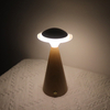 USB Rechargeable Wooden Mushroom Lamp Led Night Light Acrylic Touch Lamp