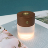 Solid Wood Tri Color Dimming Controlled Fireless Fragrance Atmosphere Night Light