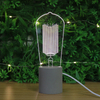 USB Decorative Light Cement Bedside Lamp Acrylic Night Light For Children Bedroom